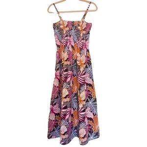 Floral Tube Top Maxi Dress